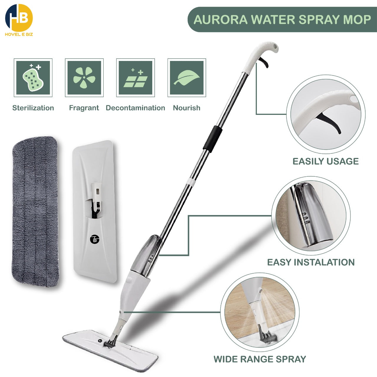 Magic Clean 360° Spray Mop