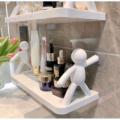 Premium Self-Adhesive Multi-Use Wall Storage Shelf