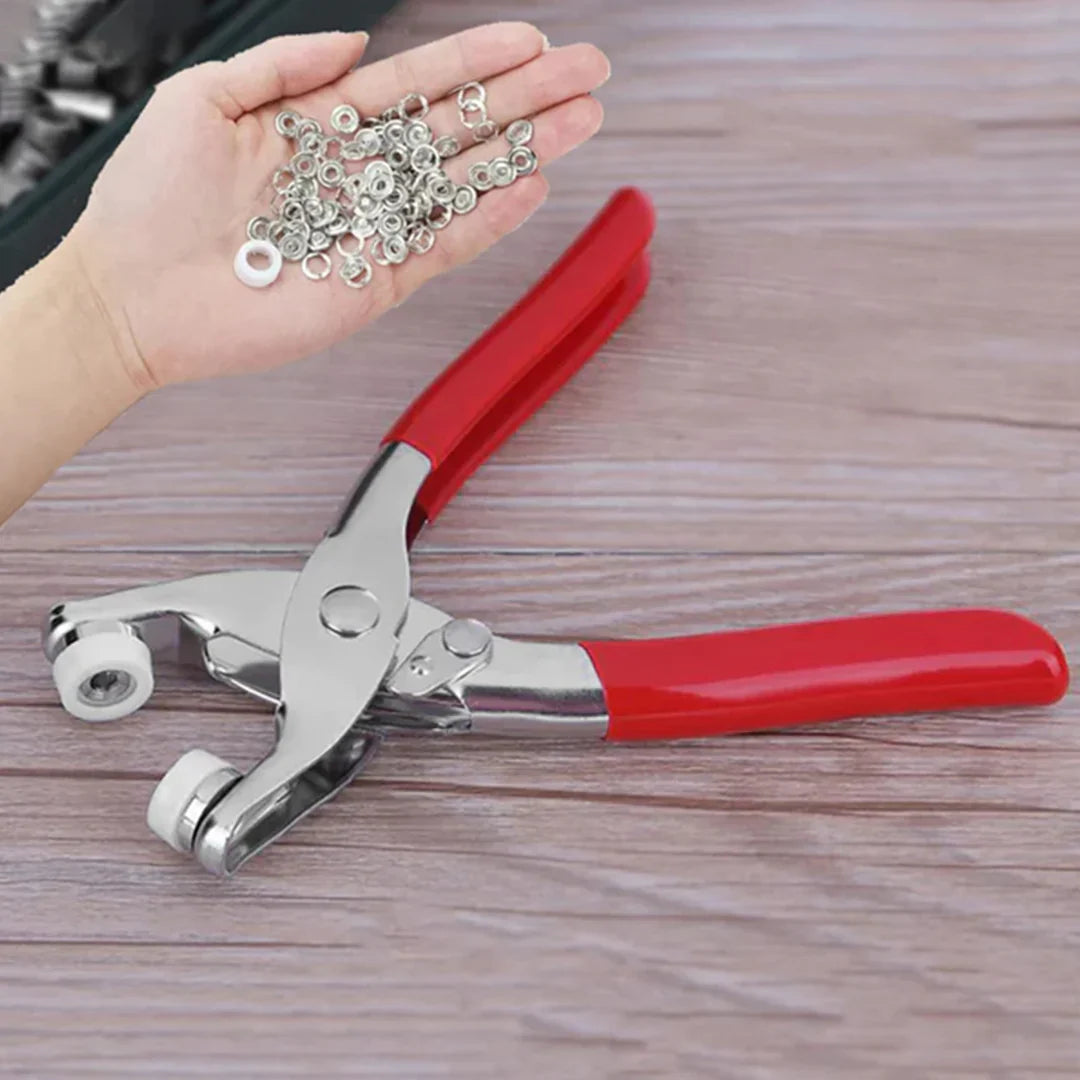 Pliers Button Press Tool For All Cloths With Free Buttons