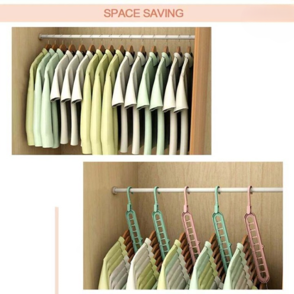 9 Hole Hangers Wardrobe Organizers