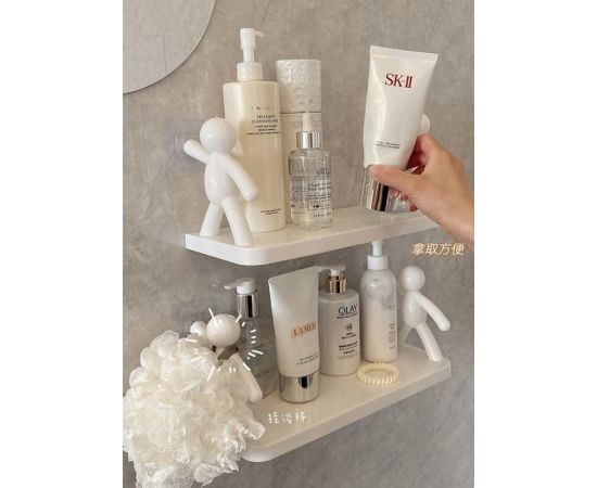 Premium Self-Adhesive Multi-Use Wall Storage Shelf