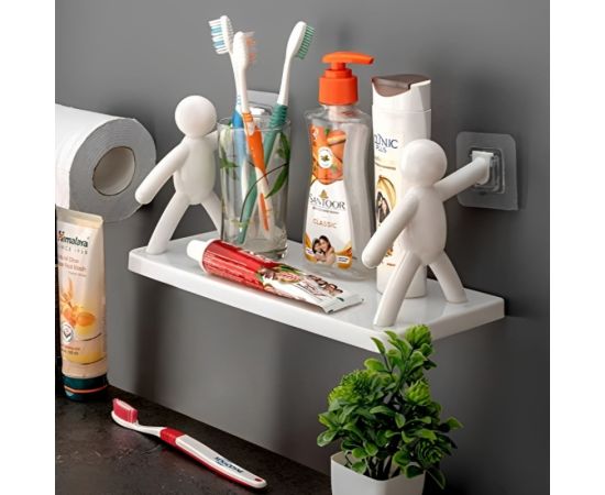 Premium Self-Adhesive Multi-Use Wall Storage Shelf