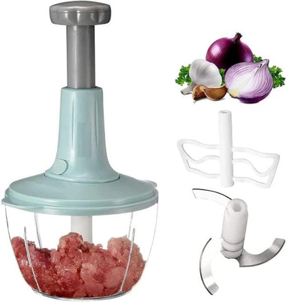 UNBREAKABLE HAND PUSH CHOPPER|VEGETABLE AND MEAT CHOPPER