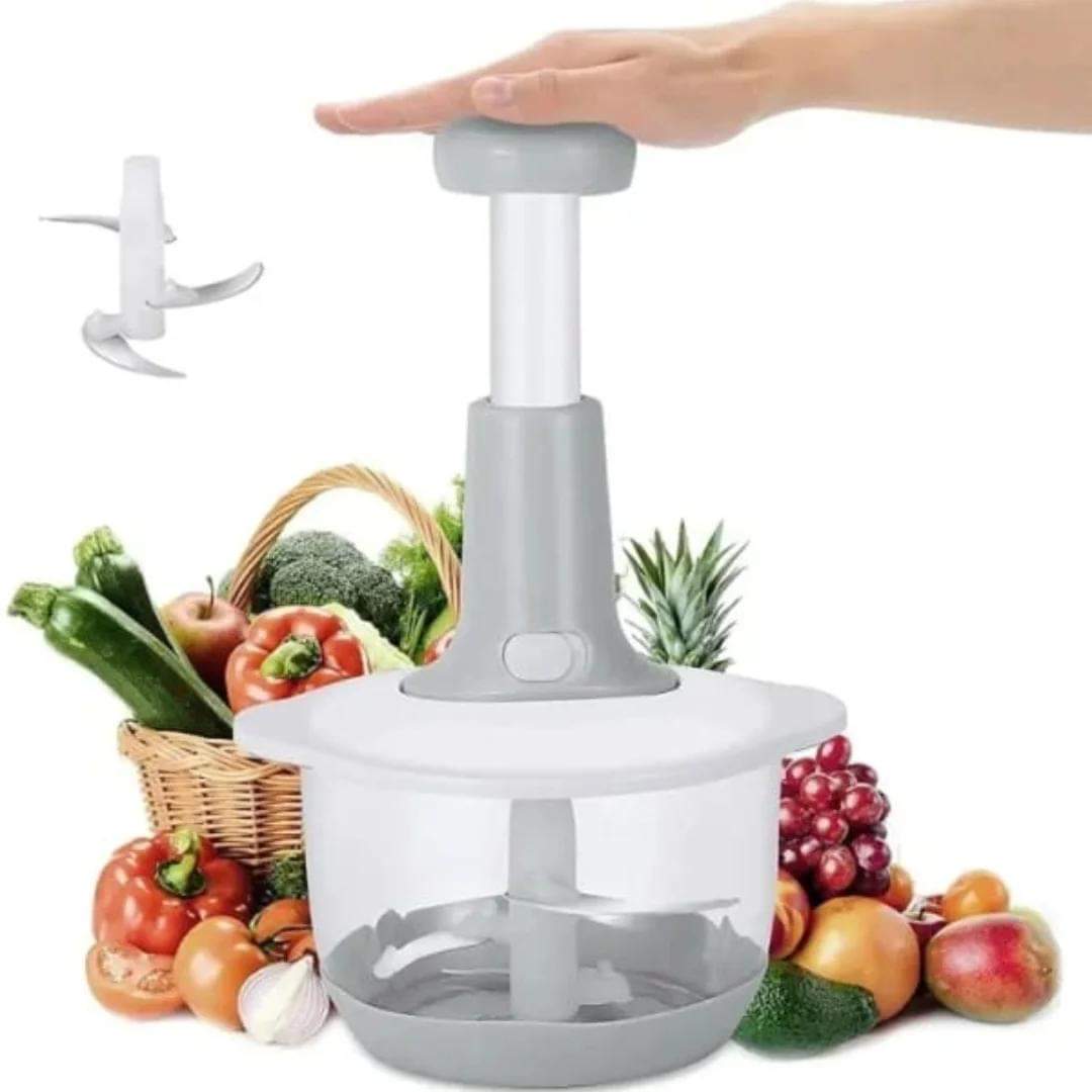 UNBREAKABLE HAND PUSH CHOPPER|VEGETABLE AND MEAT CHOPPER