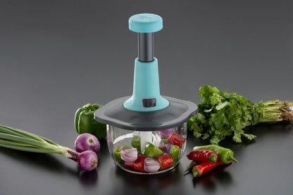 UNBREAKABLE HAND PUSH CHOPPER|VEGETABLE AND MEAT CHOPPER