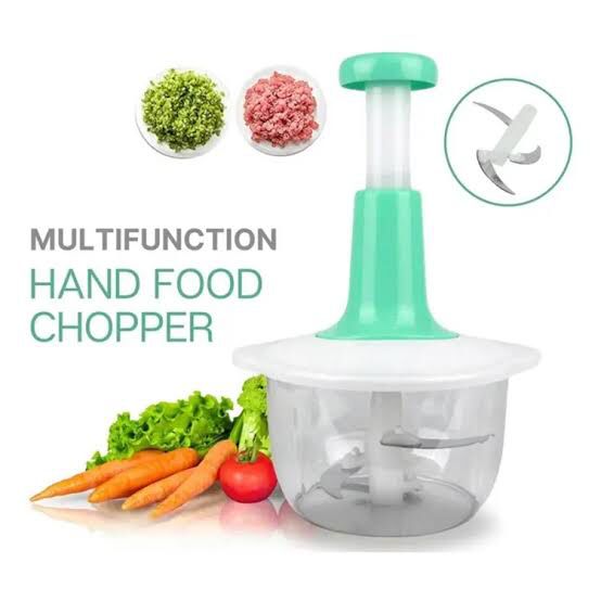 UNBREAKABLE HAND PUSH CHOPPER|VEGETABLE AND MEAT CHOPPER