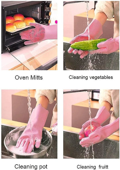 Silicon Dishwashing Gloves