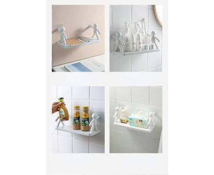 Premium Self-Adhesive Multi-Use Wall Storage Shelf